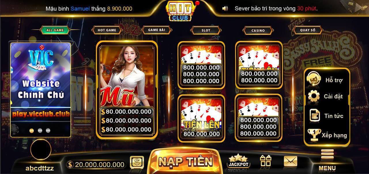 Giới thiệu về cổng game HitClub