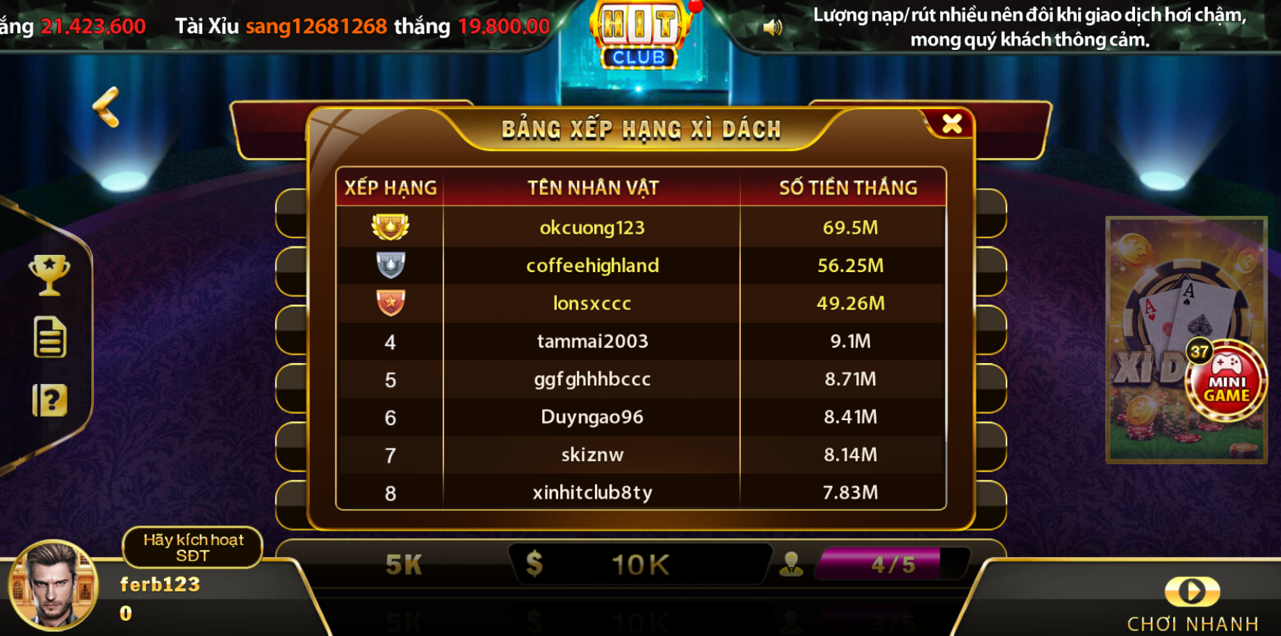 Chơi đánh bài Xì Dách online ở đâu?