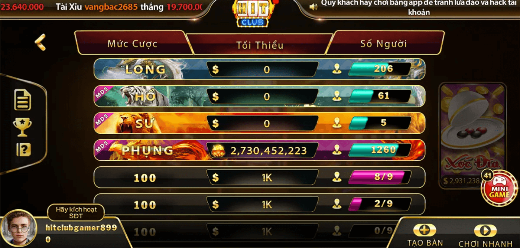 Nghe vị xóc đĩa là gì